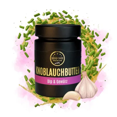 Produktbild von Senfonie Premium Mediterrane Knoblauchbutter, 100 g