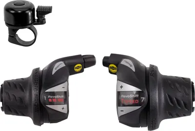 Produktbild von Shimano Drehgriffschalter TOURNEY SL-RS36 3-/und 7-Fach inkl. Fahrradklingel