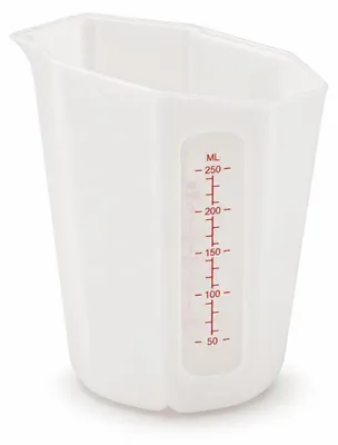 Produktbild von Silikon Messbecher 250 ml BPA-frei mit Skala für Küche & Haushalt