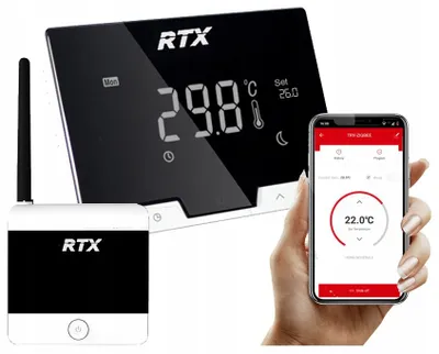 Zdjęcie produktu dla Sterownik Ogrzewania Pieca Kotła Regulator Temperatury Termostat WiFi TUYA
