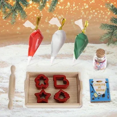 Produktbild von Famanu Dekorationsset 7 Teile - Kabouterbakkerij