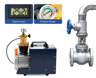 Produktbild von PCP-Luftkompressor, 1800 W, 0-30 Mpa Druck, 76 dB Geräuschpegel, 220 V Spannung, 80 L/17,6 Gal/min Fördermenge