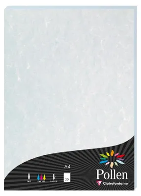 Produktbild von Clairefontaine Pollen A4 marmor 120g blau