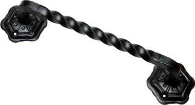Produktbild von Türgriff Handgriff Stahltürzug Schmiedeeisen 220 Schwarz