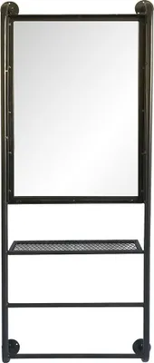 Immagine prodotto di Specchio Clayre & Eef 48x124 cm Legno nero