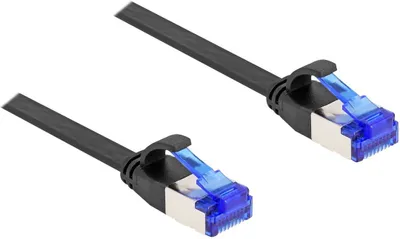 Zdjęcie produktu dla DELOCK RJ45 Flachband Patchkabel Stecker zu Stecker Cat.6A