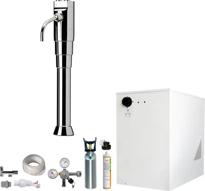 Produktbild von Tafelwassergerät BieTal BT-30U Kühlung Schanksäule Puls flach Filter 2Kg CO2