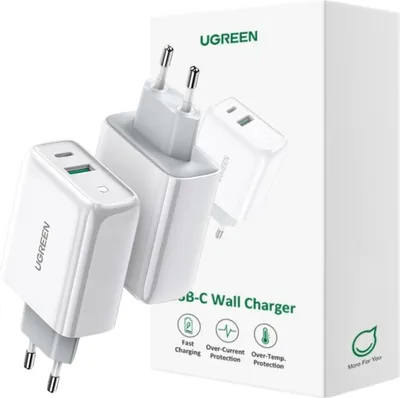 Obrázek produktu pro Ugreen Rychlonabjeka USB typu C / USB 36 W Quick Charge 4.0 Power Delivery bl (60468 CD170)