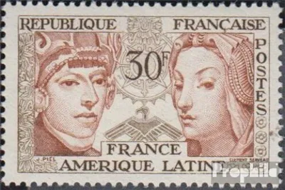 Produktbild von Briefmarken Frankreich 1956 Mi 1088 (kompl.Ausg.) postfrisch Freundschaft