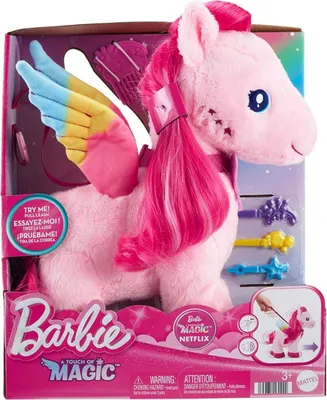 Zdjęcie produktu dla Barbie A Touch of Magic HPJ50, Pegaz zabawka, 3 lat(a), Interaktywny, Brzmienie, AA, Baterie w zestawie