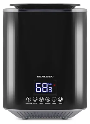 Obrázek produktu pro Berdsen BD-502 Zvlhčovač vzduchu 250 ml/h, objem nádrže 2,6 l, černo-šedý