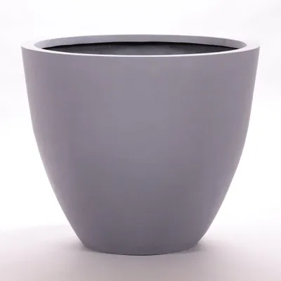Produktbild von Elegant Einrichten | Pflanzkübel | Fiberglas | rund konisch | D90xH80cm | grau.