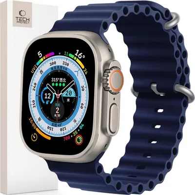 Immagine prodotto di Tech-Protect Iconband Pro Apple Watch 6 / 7 / 8 / 9 / 10 / Se / Ultra 1 / 2 (44 / 45 / 46 / 49 Mm) Blu notte