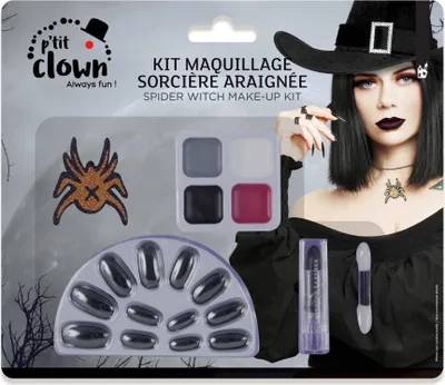 Produktbild von Hexen Set Fingernägel und Lidschatten - Einheitsgröße