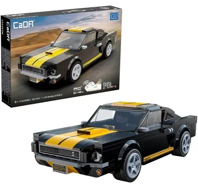 Image de CADA Master - Jeu de construction - Voiture Shelby GT350H - Échelle 1:20 - 292 pieces - Des 8 ans