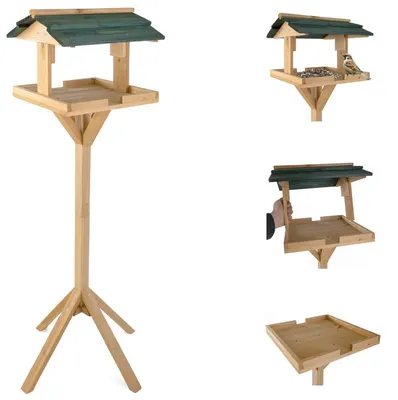 Produktbild von BURI Vogelfutterhaus Vogelhäuschen Futterkrippe Futterstation Vogelfutterstation Neu