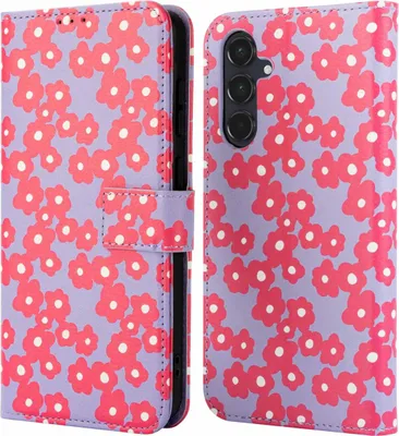 Zdjęcie produktu dla imoshion Design Bookcase voor de Samsung Galaxy A55 - Dusty Rose Blossoms