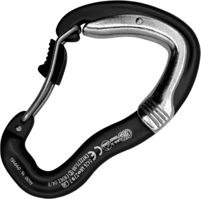 Obrázok produktu pre Kong Italy Ergo Wire Double Gate Carabiner Silver Silver Jedna veľkosť