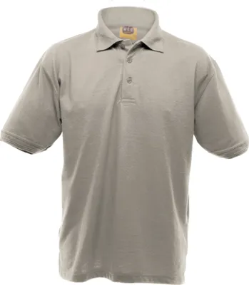 Produktbild von UCC 50/50 Heavyweight Pique Herren Polo-Shirt, Kurzarm BC1195 (4XL) (Grau)