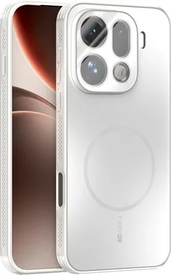 Obrázek produktu pro Magnetický kryt pro Oppo Find X9 Pro, Matné pouzdro PC+TPU s ochranou čoček, nárazuvzdorný kryt s odvodem tepla Bílá