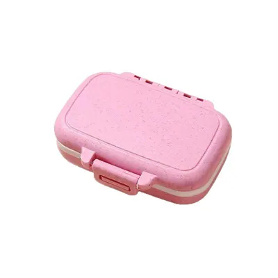 Produktbild von Mini-Pillendose mit 3 Fächern, tragbarer Tablettenorganizer – für tägliche Medikamenteneinnahme unterwegs