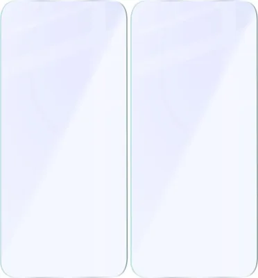 Produktbild von 2x Flexibles Hybridglas für iPhone 15 Pro Max, Bizon Glass Mule Duo