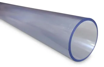 Produktbild von d 50 PVC Rohr ohne Muffe transparent 1,0 m