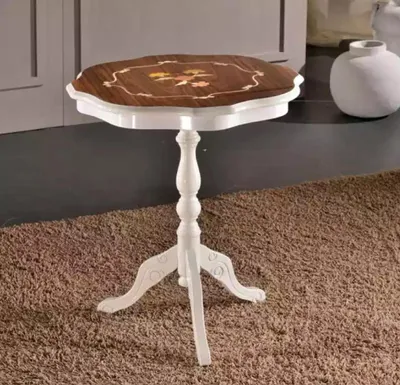 Produktbild von Runder Luxus Designer Couchtisch Wohnzimmer Tisch Beistell Tisch Möbel