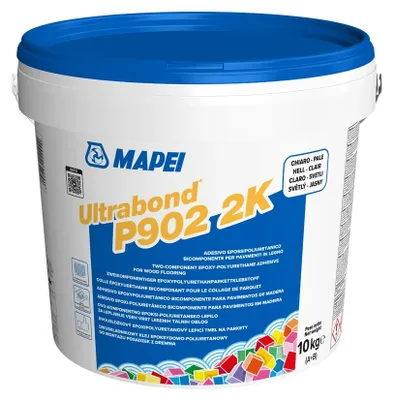 Imagen del producto de CASA39: Adhesivo Mapei Ultrabond P902 2K, color claro, para parquet. Unidad de 10 kg