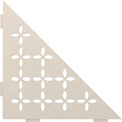 Produktbild von Schlüter SES1D5TSI-E-S1 Ablage Floral 210x210mm Elfenbein