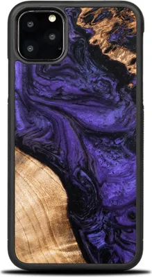 Immagine prodotto di Custodia in legno per iPhone 11 Pro Max, Bewood Unique Violet