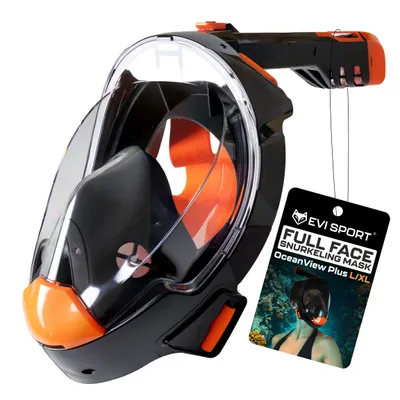 Zdjęcie produktu dla Maska Do Nurkowania Pływania Snorkelingu Pełnotwarzowa Nie Paruje Ov+ L/Xl