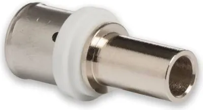 Produktbild von Selfio-Press Aluverbund Pressfitting  Übergang Kupferrohr 20 x 2 mm - 15 mm (Pressanschluss) vernickelt TH + U Kontur
