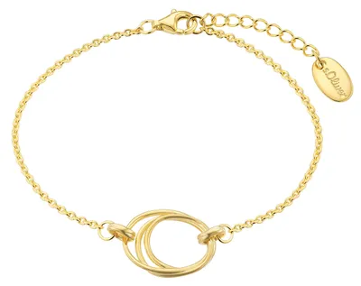 Produktbild von s.Oliver Damen Armband 203782 Silber 925 vergoldet