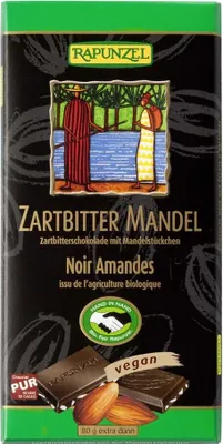Produktbild von Zartbitter Schokolade 55% - Mandel 80g