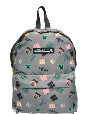 Obrázek produktu pro Batoh 1 zip 1 kapsa Minecraft batoh pro děti školní volný čas