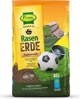 Produktbild von frux®  Rasenerde humusreich Natürlich Gut torffrei - 40 Liter