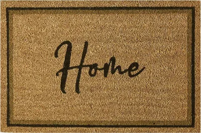 Produktbild von MD Entree Coco Gold | Kokosmatte - Fußmatte - Eingangsmatte,Größe:40x60 cm;Motiv:home