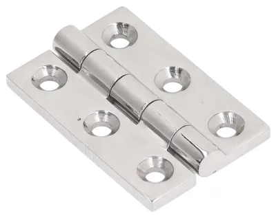 Produktbild von Abhebbares Scharnier, rostfrei, robust, Edelstahl, zerlegbar, für Bootsluke, Schranktür, 6 Löcher