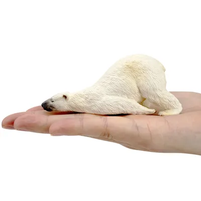 Produktbild von Toymany ML00359 Eisbär liegend 11,2 cm Wildtiere