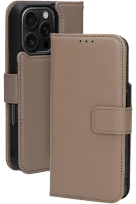 Produktbild von Mobiparts MP-127232, Geldbörsenhülle, Apple, iPhone 16 Pro, 16 cm (6.3"), Beige