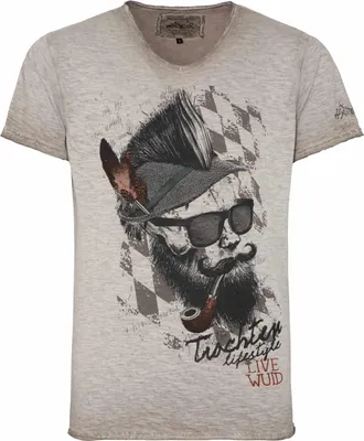 Produktbild von Trachtenshirt Franzl beige S