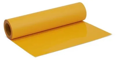 Produktbild von Plottermarie Plotterfolie Flex S für kreative Veredelungen – Plotterfolie für Textildruck, T-Shirts, Baumwolle, Polyester & Plotterprojekte Sunflower Yellow 100 x 50 cm
