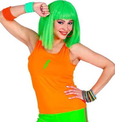Produktbild von Schrilles 90er Jahre Trägertop für Damen Orange