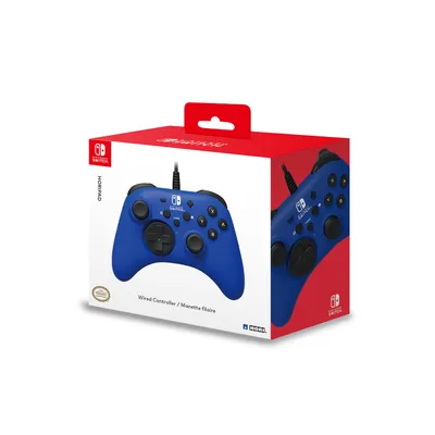 Obrázek produktu pro Hori HORIPAD, Gamepad, Nintendo Switch, Směrový kříž, Kabel, USB, Modrá