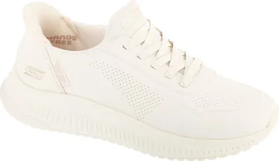 A single white sneaker is shown from the side against a white background.