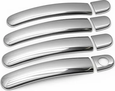 Zdjęcie produktu dla Chromowane klamki drzwi ze stali nierdzewnej do Skoda Citigo 2011-2020 | Rapid od 2012