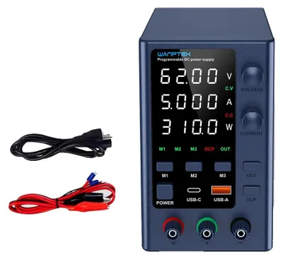 Obrázok produktu pre DC napájací zdroj, nastaviteľné napätie, LED indikátor, EPS6205