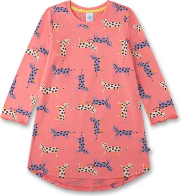 Produktbild von Sanetta Mädchen-Nachthemd langarm pink Leopard 128