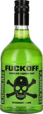 Image de Fuckoff KAMIKAZE Woodruff Lime Liqueur 15% Vol. 0,7l